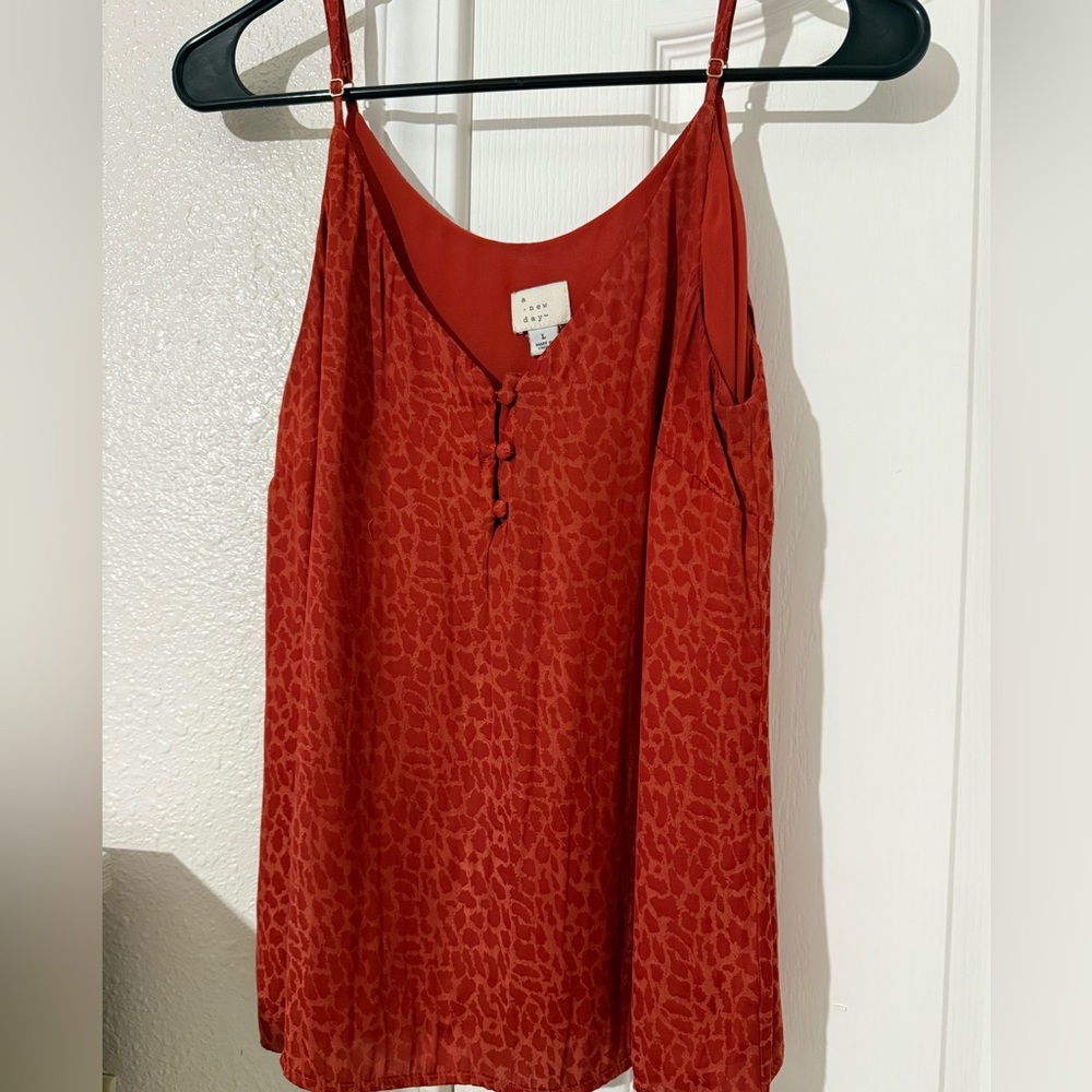 A New Day Red Camisole Top